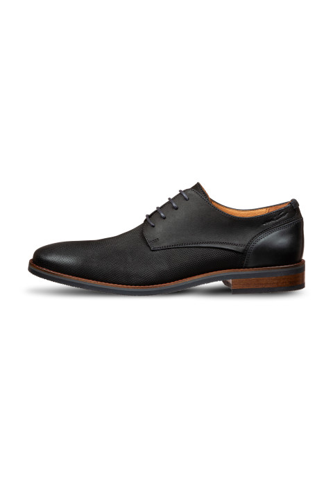 Antraciet grijs nubuck Amalfi veterschoen