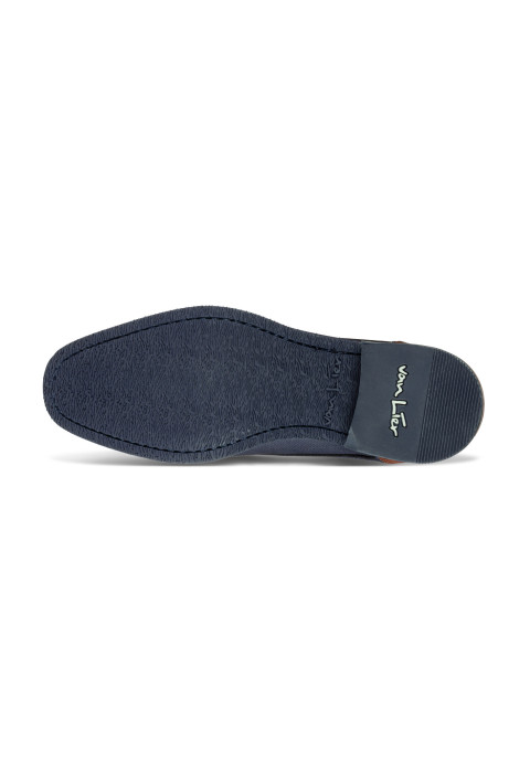 Navy nubuck Amalfi halfhoge veterschoen