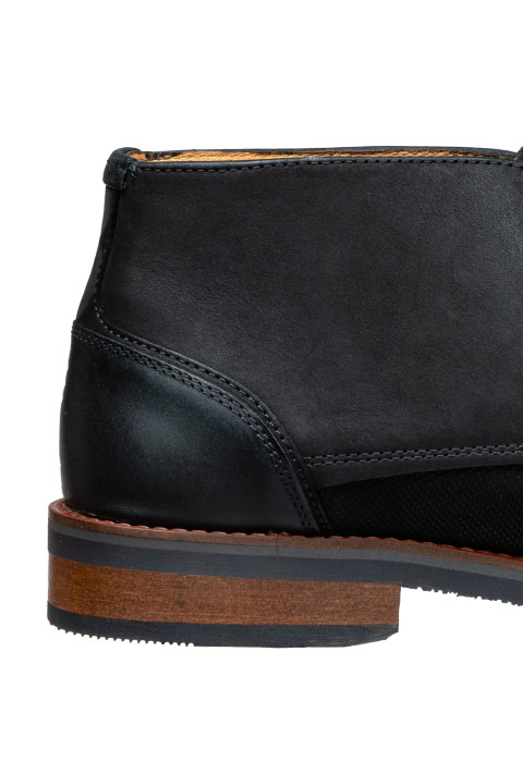 Antraciet grijs nubuck Amalfi halfhoge veterschoen
