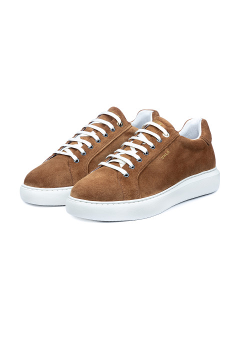 Cognac suède Vito sneaker