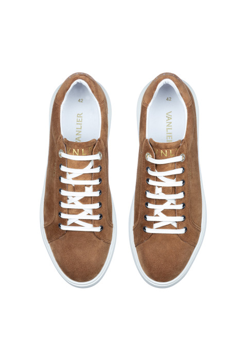 Cognac suède Vito sneaker