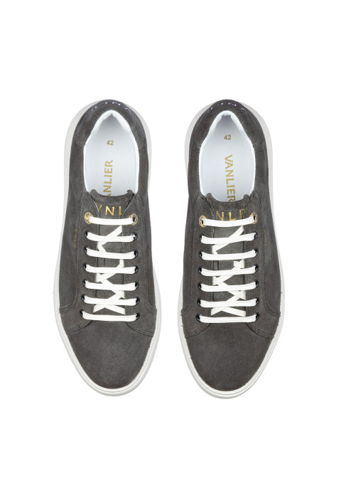 Grijs suède Vito sneaker