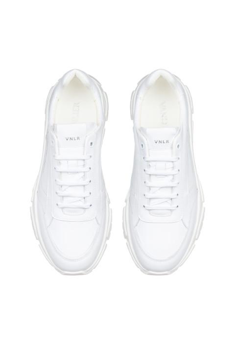 Wit gladleren Raptor sneaker