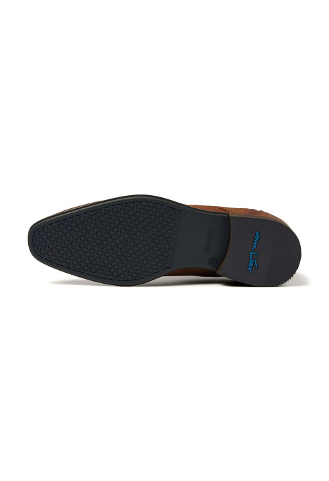 Bruin cognac suède Erasmo veterschoen