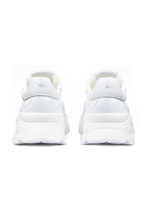 Wit gladleren Veloci sneaker
