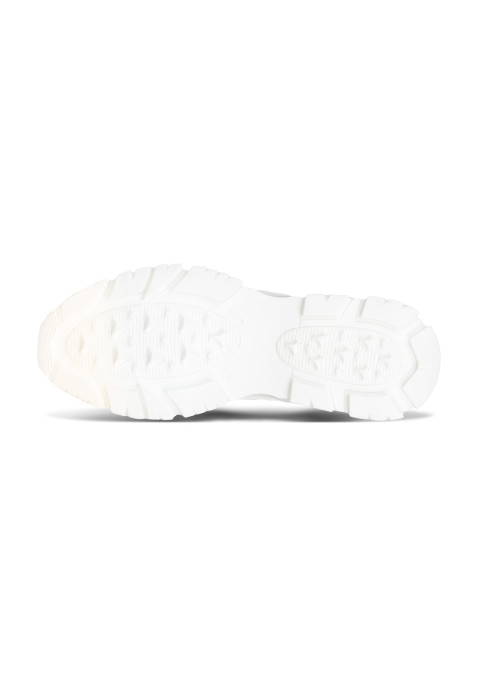 Wit gladleren Veloci sneaker