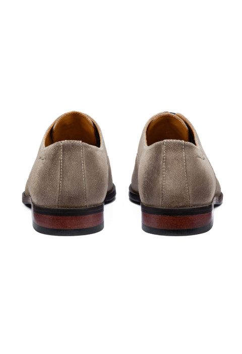 Taupe suède Bregenz veterschoen