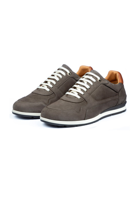Taupe nubuck Davinci sneaker
