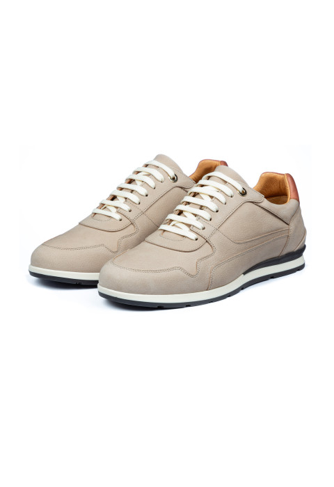 Zand beige nubuck Davinci sneaker