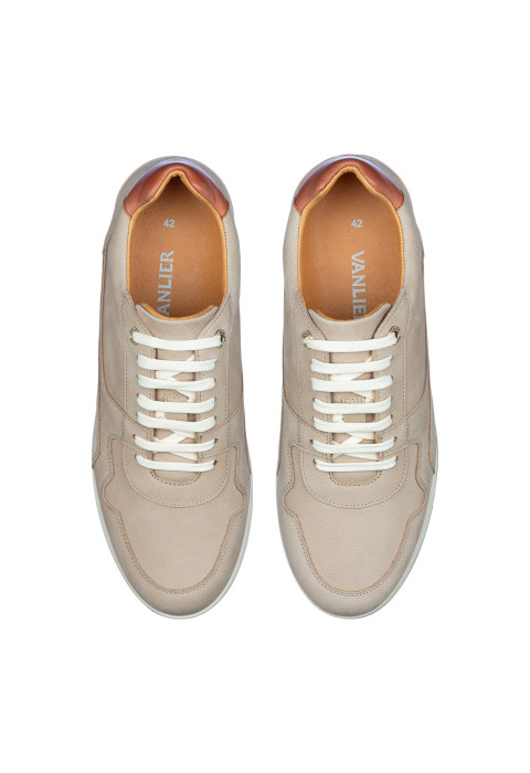 Zand beige nubuck Davinci sneaker