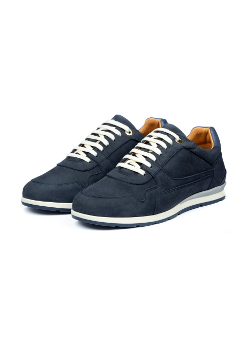 Navy nubuck Davinci sneaker
