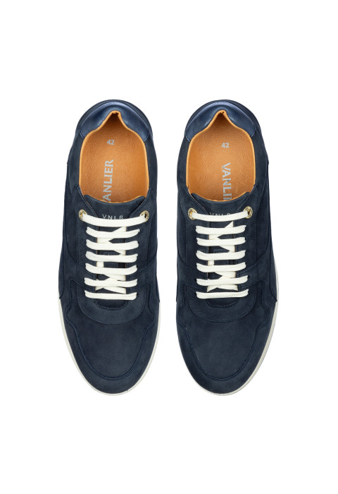 Navy nubuck Davinci sneaker