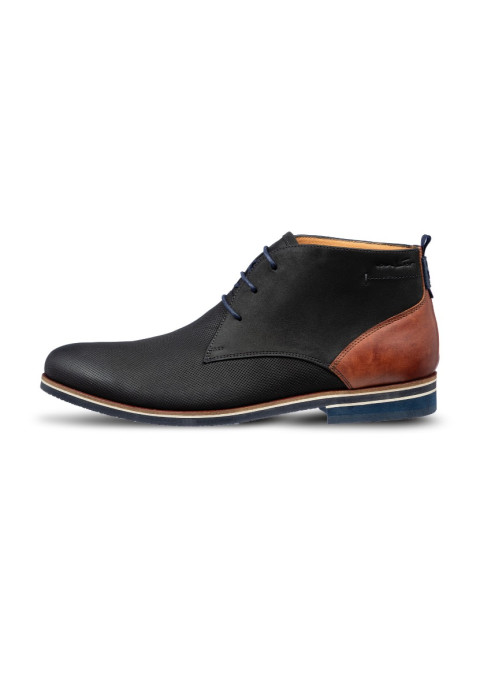 Antraciet grijs nubuck Sabinus halfhoge veterschoen