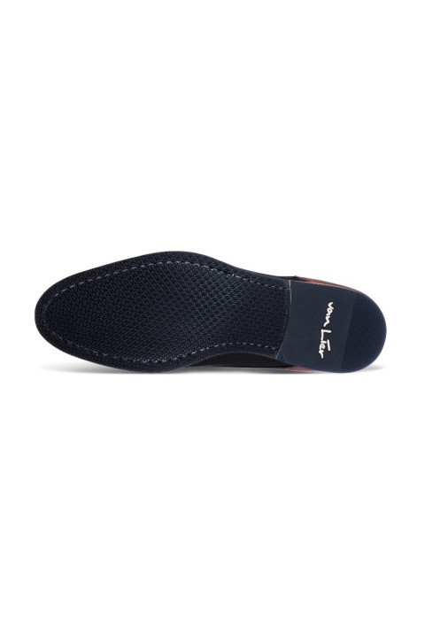 Antraciet grijs nubuck Sabinus halfhoge veterschoen