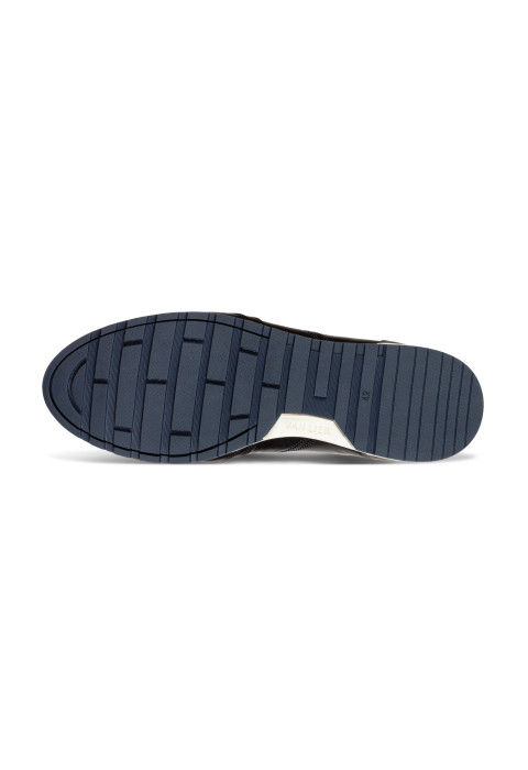 Antraciet grijs gladleren Anzano sneaker
