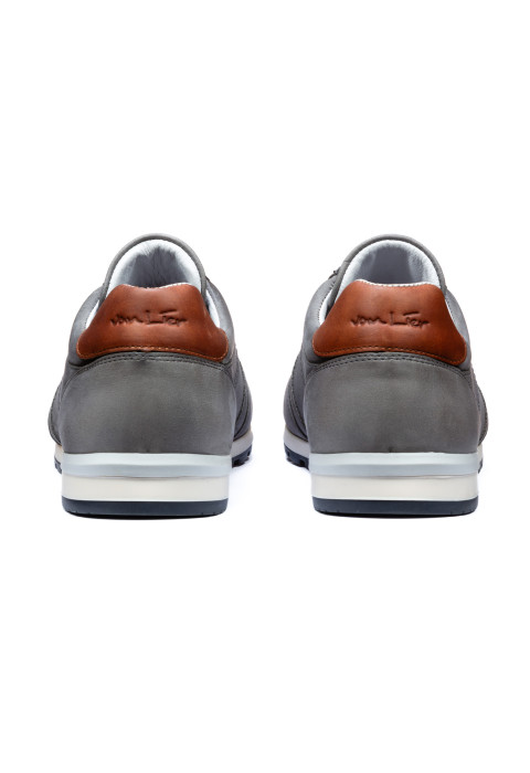 Grijs nubuck Anzano sneaker