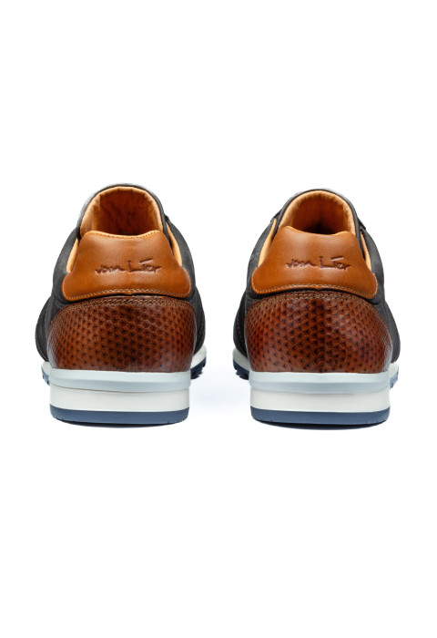 Antraciet nubuck Anzano sneaker