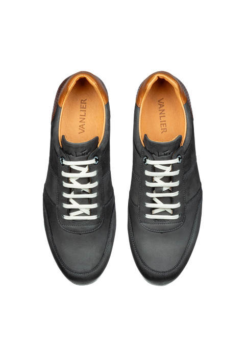 Antraciet nubuck Anzano sneaker