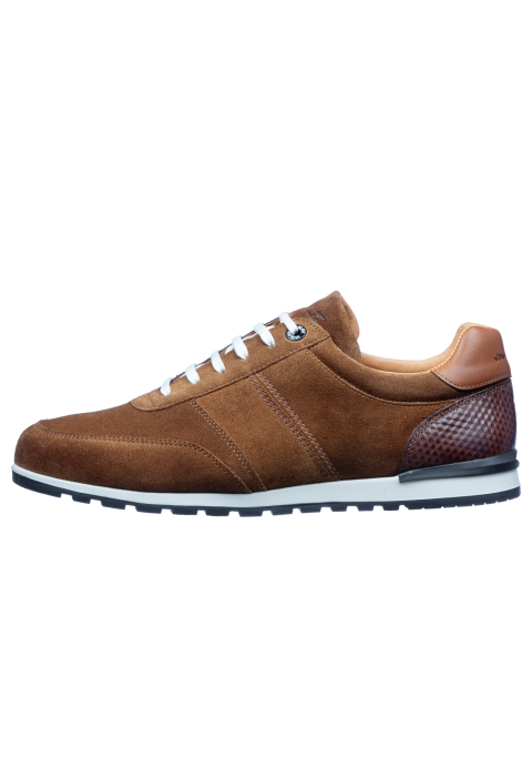 Roest cognac suède Anzano sneaker