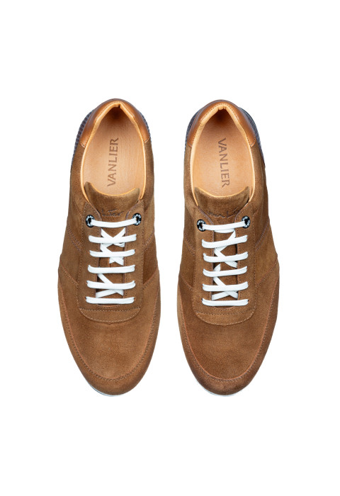 Roest cognac suède Anzano sneaker