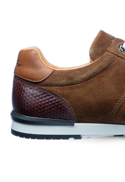 Roest cognac suède Anzano sneaker