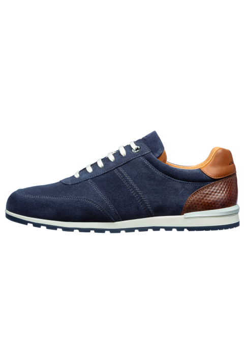 Blauw suède Anzano sneaker