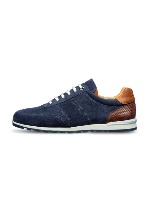 Blauw suède Anzano sneaker