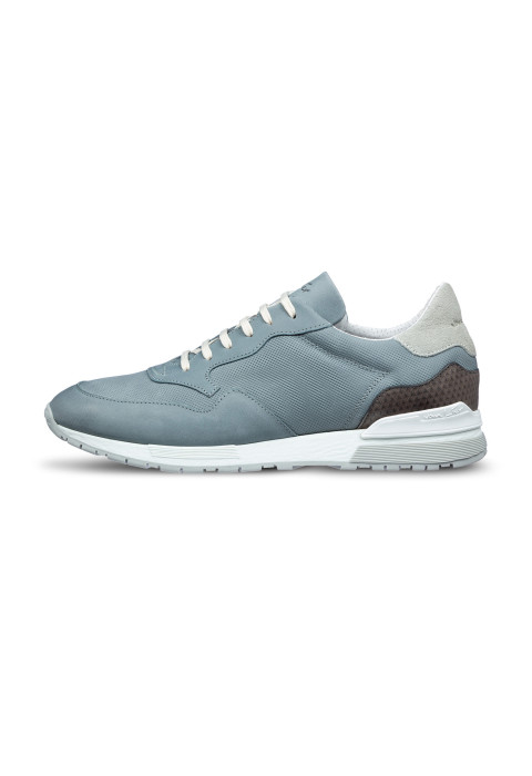 Grijs blauw nubuck Chavar sneaker