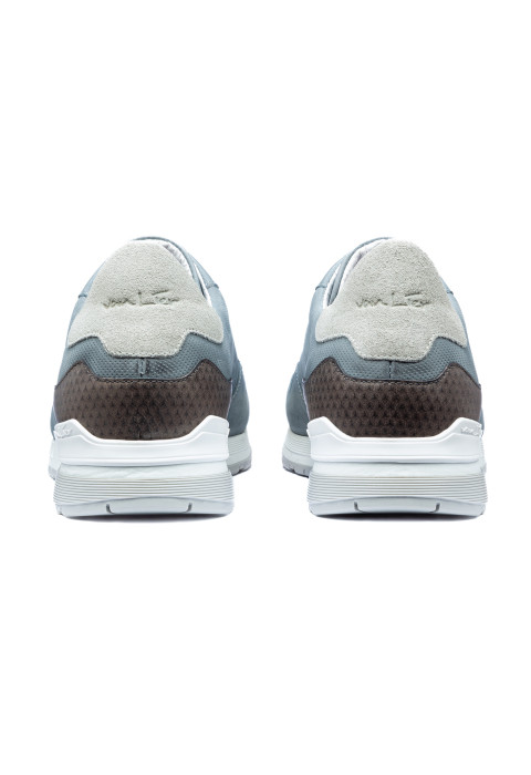 Grijs blauw nubuck Chavar sneaker