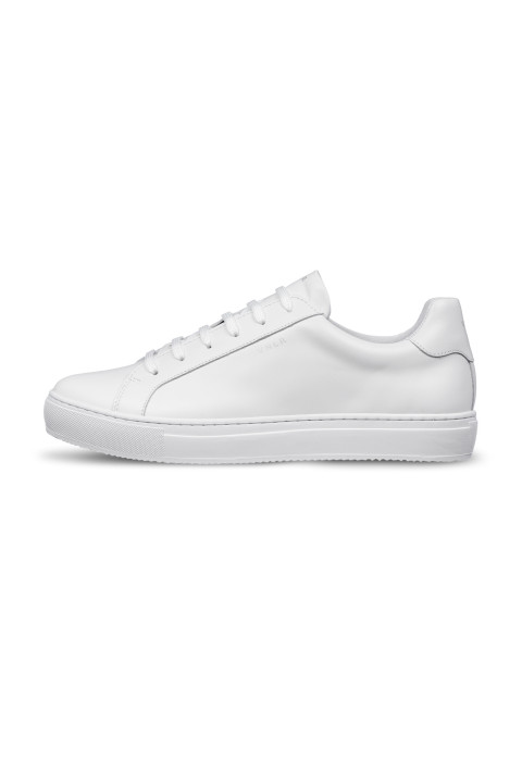 Wit gladleren Maurizio sneaker