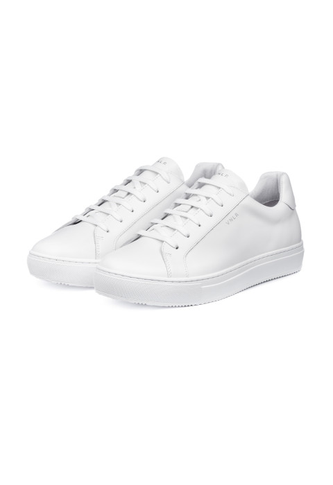 Wit gladleren Maurizio sneaker