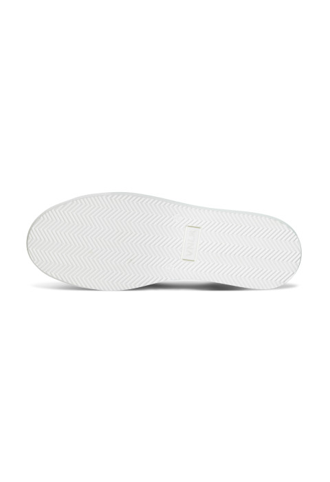 Wit gladleren Maurizio sneaker