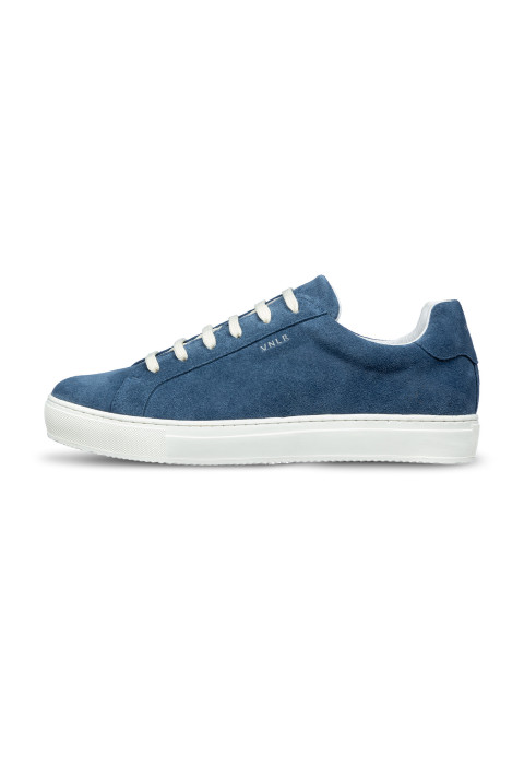 Blauw suède Maurizio sneaker