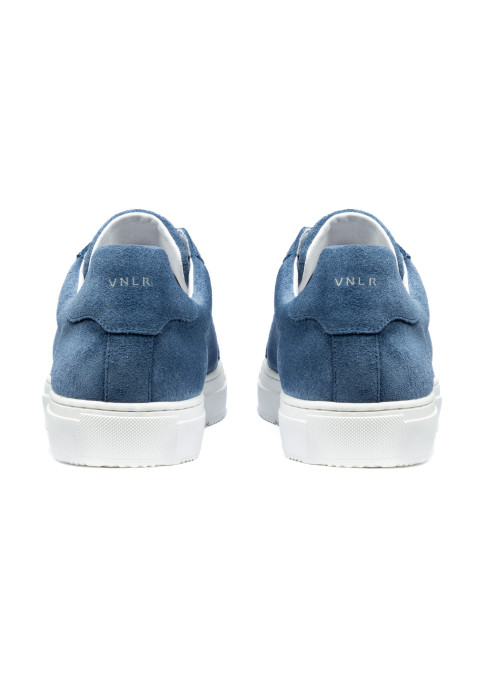 Blauw suède Maurizio sneaker
