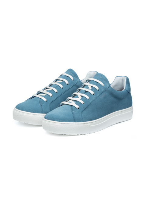 Lichtblauw suède Maurizio sneaker