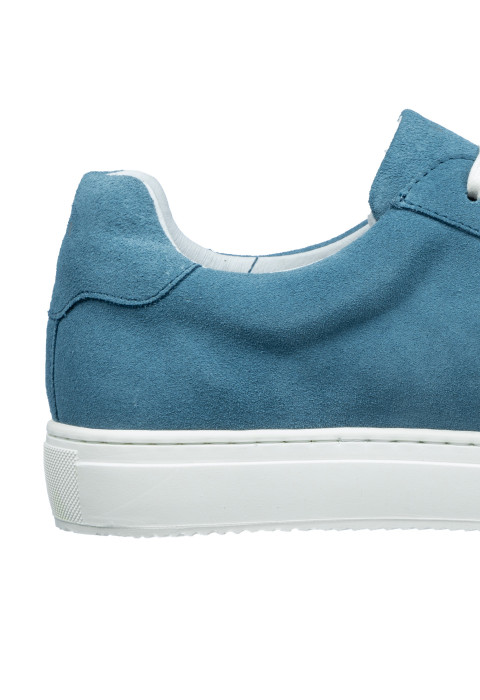 Lichtblauw suède Maurizio sneaker