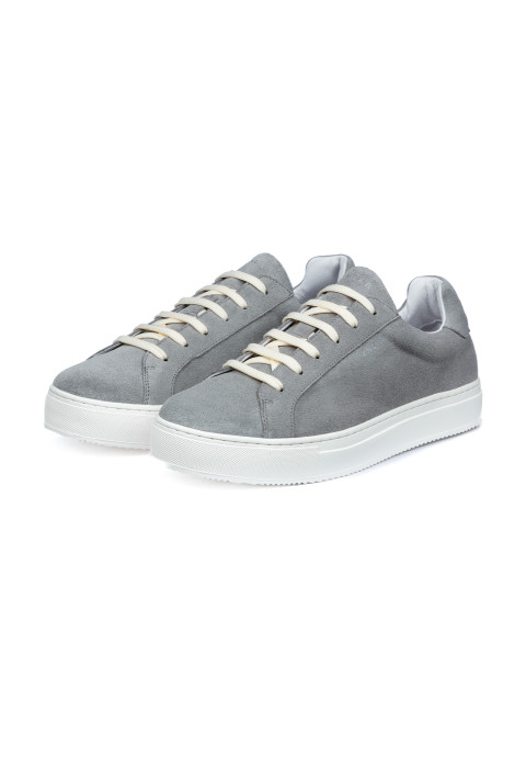 Grijs suède Maurizio sneaker