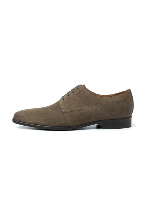Egeus Suède taupe veterschoen