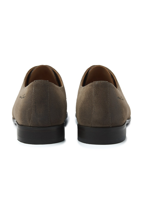 Egeus Suède taupe veterschoen
