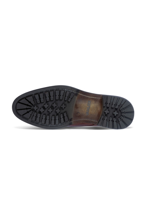 Licht cognac gladleren Rigi halfhoge veterschoen