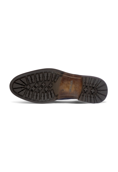 Navy nubuck Rigi halfhoge veterschoen