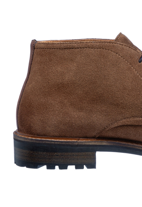Roest cognac suède Rigi boot