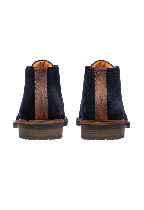 Navy suède Rigi boot