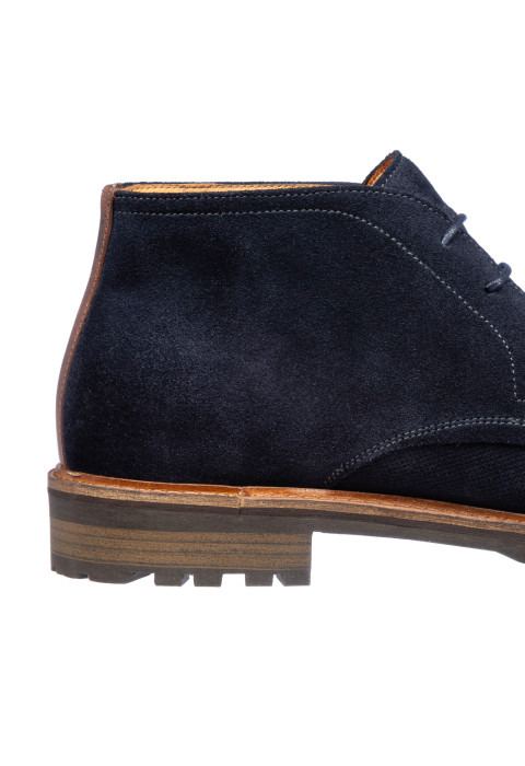 Navy suède Rigi boot