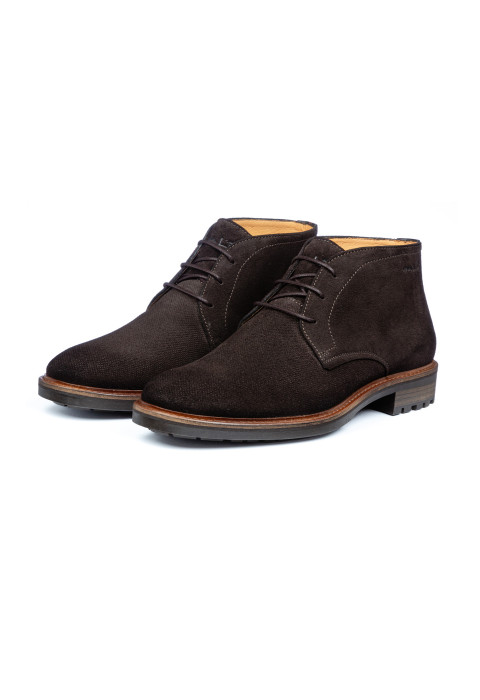 Donker bruin suède Rigi boot