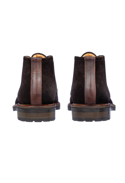 Donker bruin suède Rigi boot