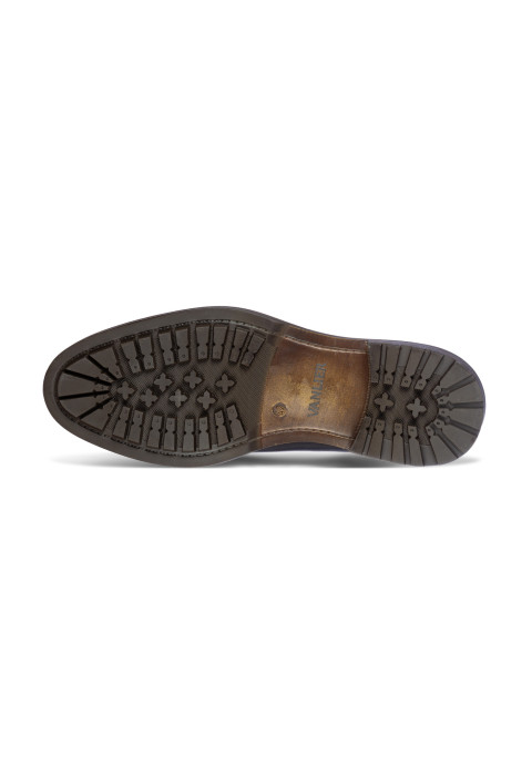 Zwart gladleren Rigi Chelsea boot