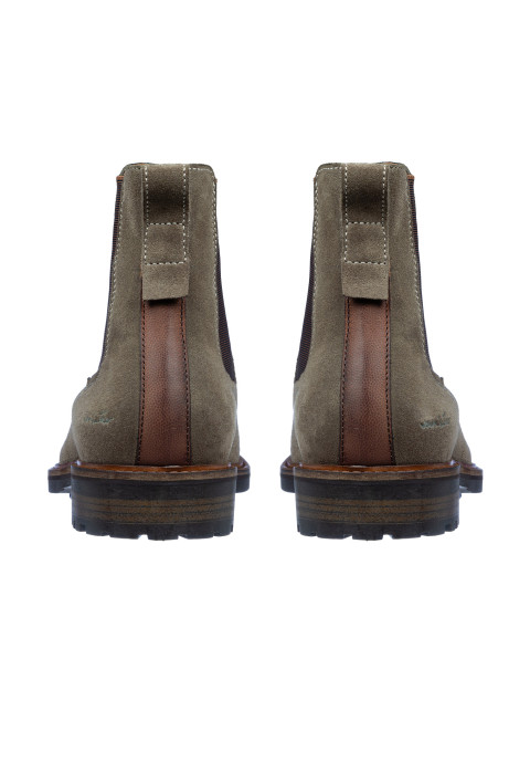 Taupe suède Rigi chelsea boot