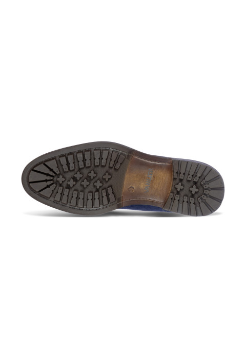 Blauw suède Rigi chelsea boot