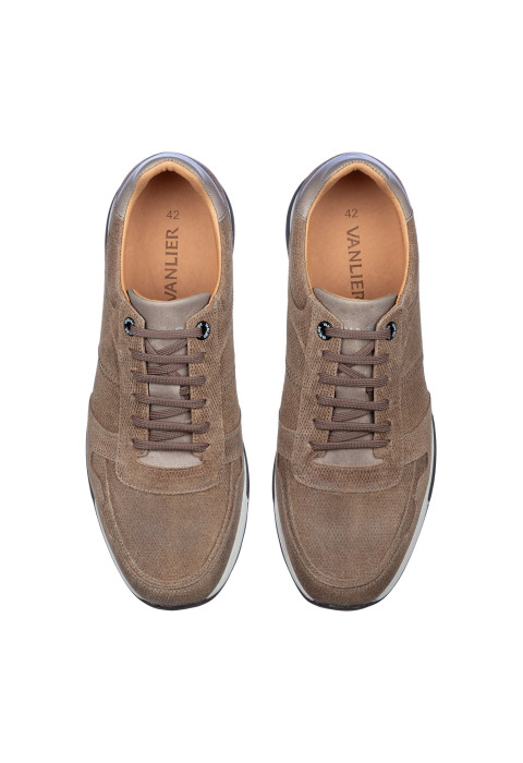 Zand beige suède Positano sneaker